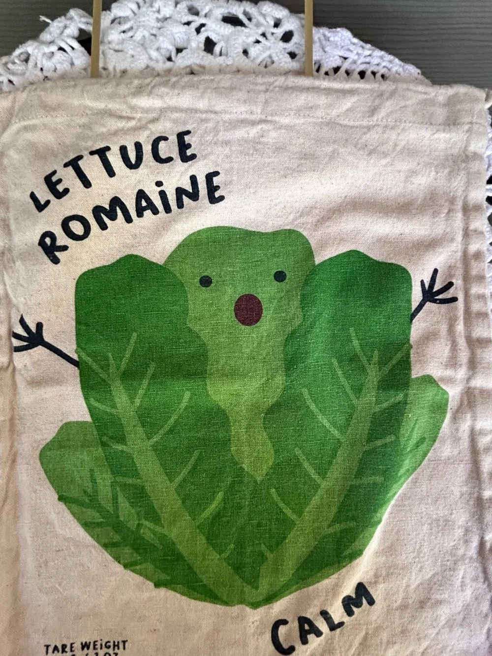 Reusable Cloth Produce Bags - 2 Lettuce, 1 Lemon